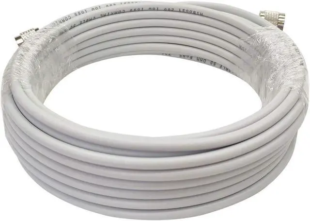 Main image of HiBoost 30ft Ultra Low Loss Coaxial Cable with N-Male to N-Male Connector for Cell Phone Signal Booster, Splitters, Outdoor Antenna and Indoor Antenna