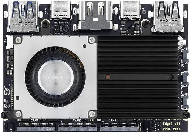Alt view image 3 of 4 - Khadas Edge2 (Edge2's Active Cooling Kit)