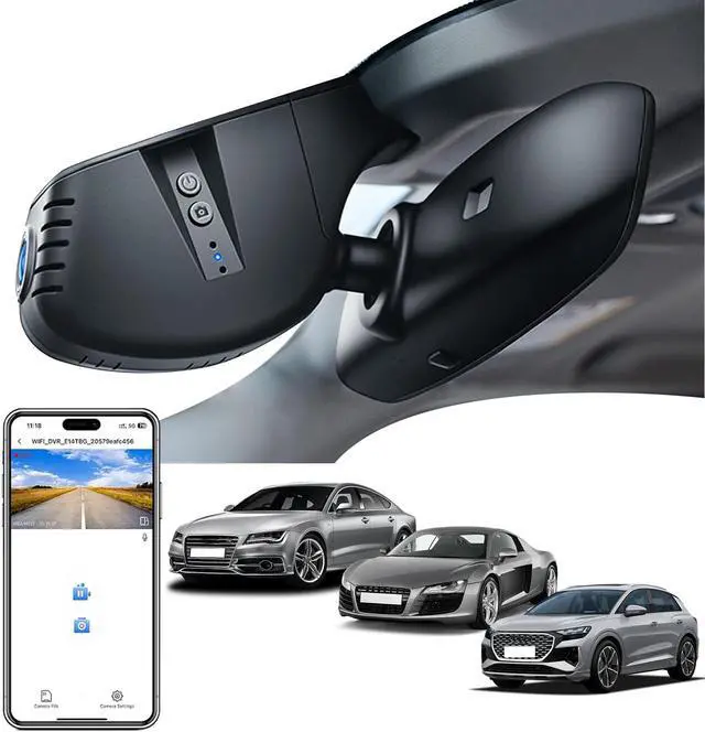 Main image of Mangoal 4K Dash Cam fit for Audi (Model A) 2019 2020 2021 2022 2023 2024 A4 A6 Allroad A3 A5 Q5 S4 S6 Q7 A8 S8 TT A7 S5 Q3 S3 S7 RS3 RS5 RS6 e-tron, OEM Look, UHD 2160P Video, Wifi & App, 128GB Card