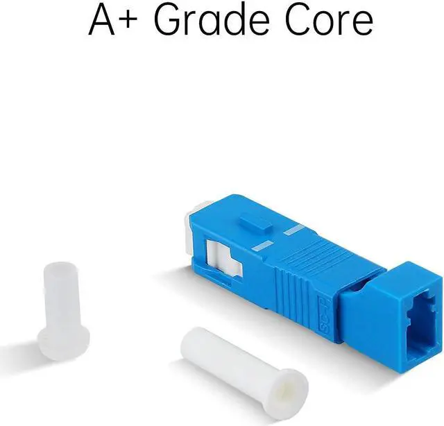 Alt view image 4 of 5 - 12 Pcs SC to LC Adapter,SingleMode 9/125um SC Male to LC Female Hybrid Optical Fiber Adapter Connector,Optical Equipment Tool for Visual Fault Locator,Optical Power Meter,Digital Communication