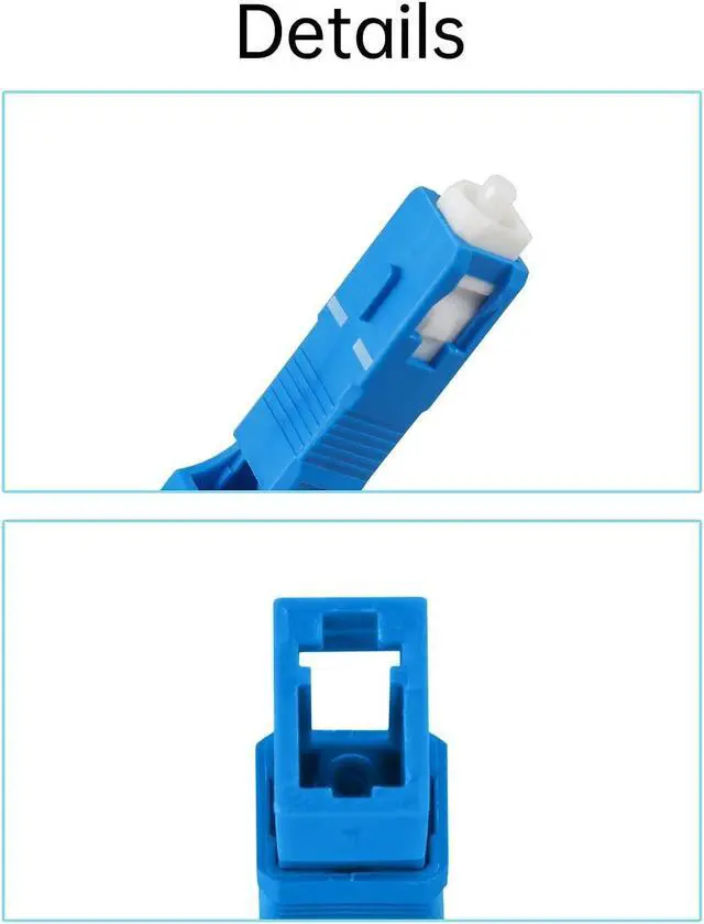 Alt view image 5 of 5 - 12 Pcs SC to LC Adapter,SingleMode 9/125um SC Male to LC Female Hybrid Optical Fiber Adapter Connector,Optical Equipment Tool for Visual Fault Locator,Optical Power Meter,Digital Communication