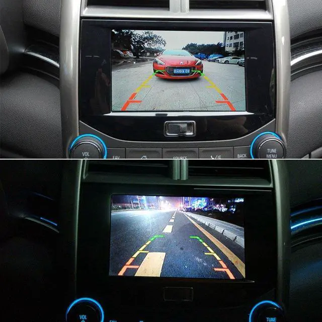 Alt view image 5 of 5 - Navinio Backup Camera Waterproof Rear-View License Plate Parking Vehicle Camera for VW Scirocco Fabia Seat Tiguan Touareg Santana Golf 5 V Passat Polo Skoda