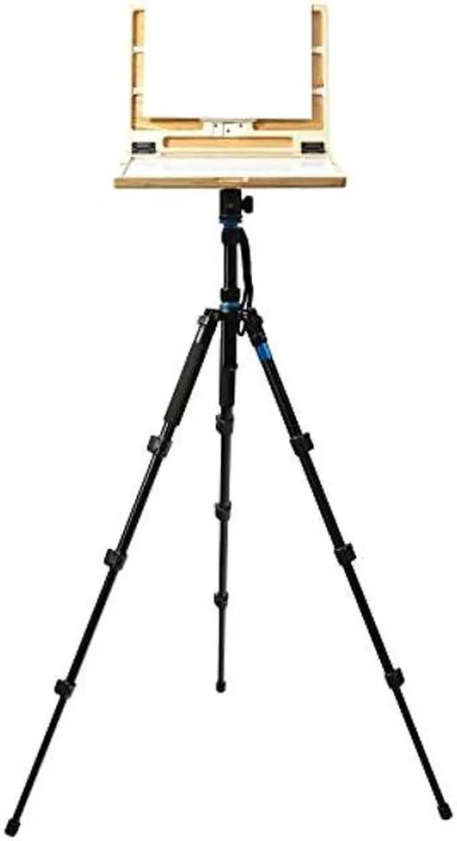 Alt view image 4 of 5 - New Wave u.go Plein Air | Tripod LCS1| Compatible with New Wave u.go Plein air Pochade Boxes, Compact Aluminum Tripod with 360deg Ball Head, Professional Tripod for Painting and DLSR Cameras