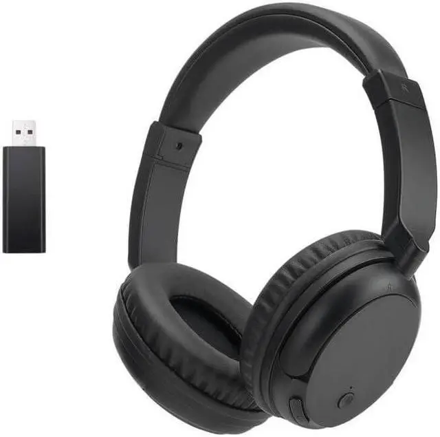 Main image of Wireless Bluetooth TV Headset, Deep Bass Bluetooth Headphones Over Ear for Adults and Seniors, HiFi Stereo Lightweight Headphones for Home Office TV, PC, Cellphone (Black)