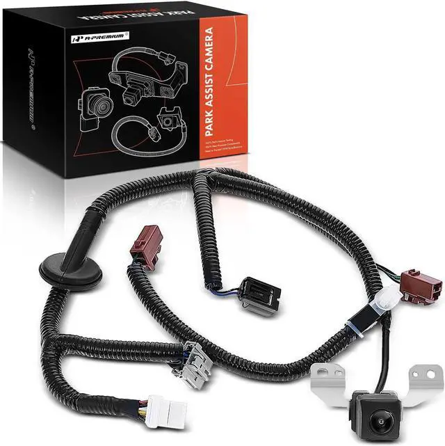 Main image of A-Premium Park Assist Camera Rear View Backup Reverse Camera Compatible with Select Honda Models - 2009-2015 Pilot - Replace# 39530SZAA01