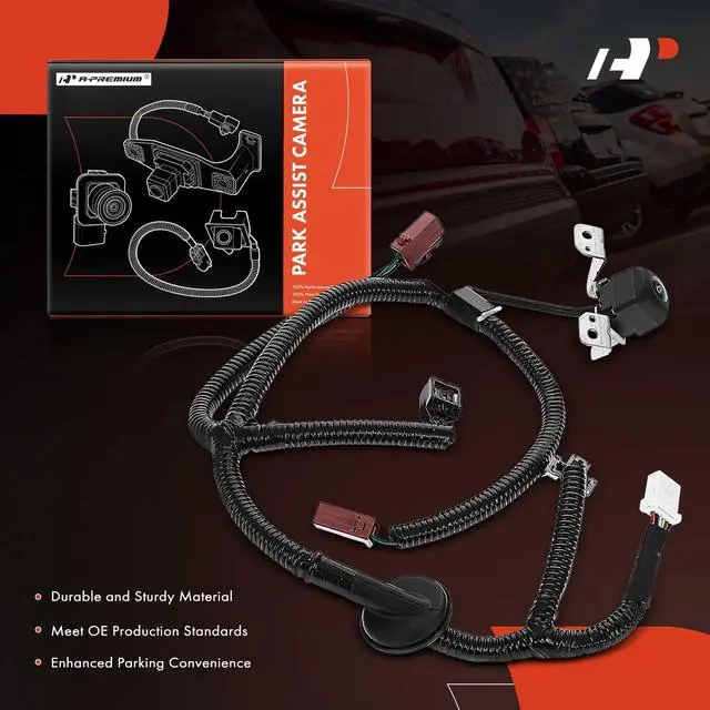 Alt view image 2 of 5 - A-Premium Park Assist Camera Rear View Backup Reverse Camera Compatible with Select Honda Models - 2009-2015 Pilot - Replace# 39530SZAA01