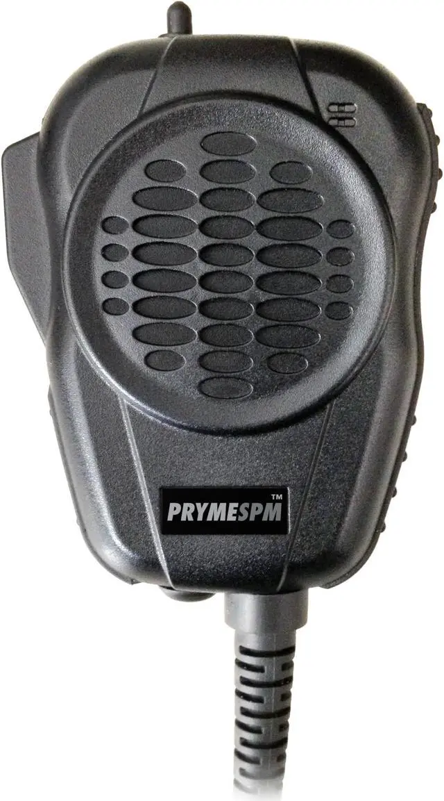 Alt view image 2 of 5 - PRYME(r) "New SPM-4200-LI STORM TROOPER(tm) Amplified Waterproof & Dustproof Speaker Microphone for CellPhones with Coil Cable and Lightning Compatible Connector Fits iPhones and iPads