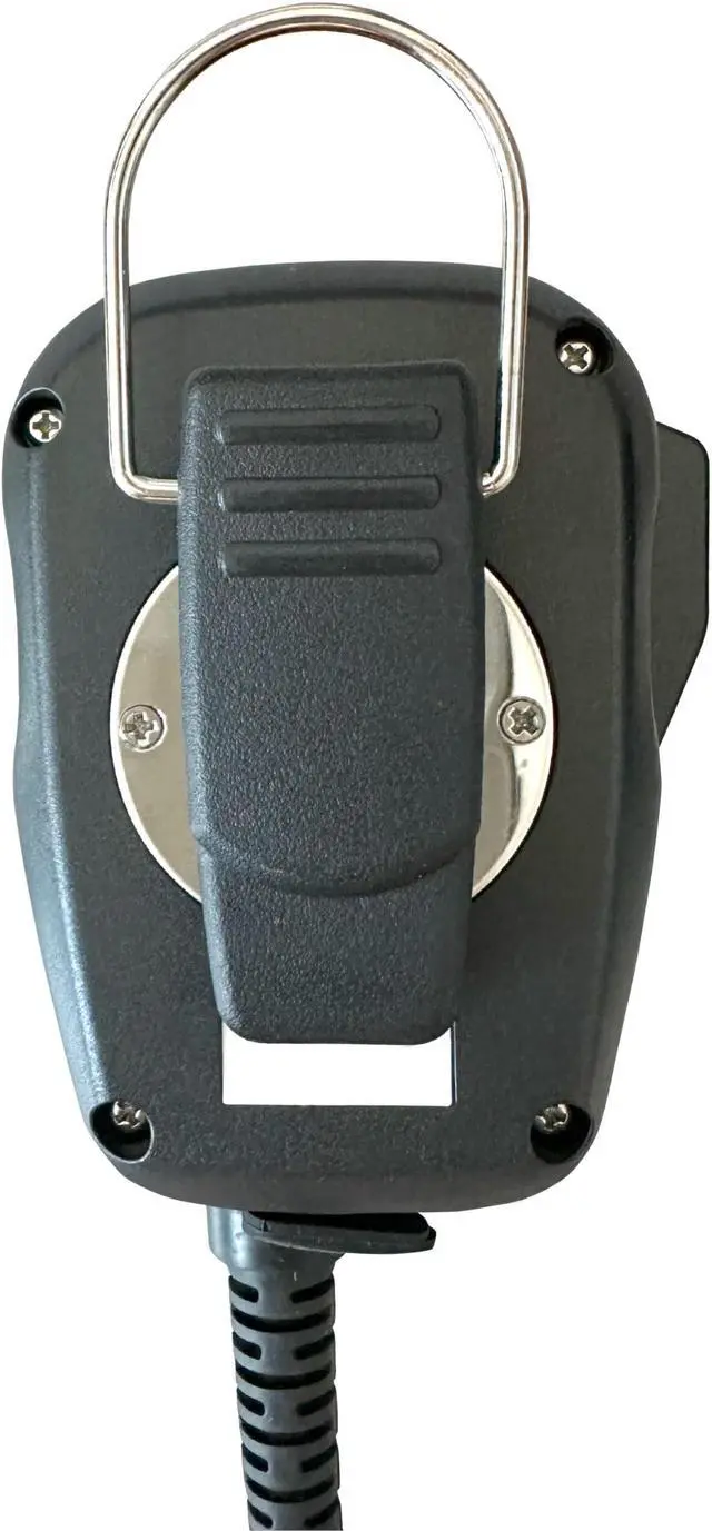 Alt view image 4 of 5 - PRYME(r) "New SPM-4200-LI STORM TROOPER(tm) Amplified Waterproof & Dustproof Speaker Microphone for CellPhones with Coil Cable and Lightning Compatible Connector Fits iPhones and iPads