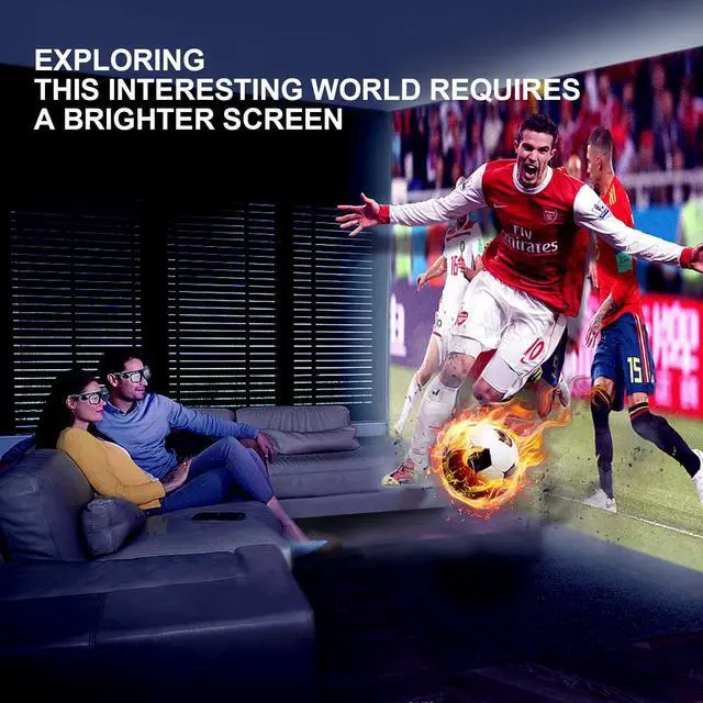 Alt view image 4 of 5 - QUJXU ELPLP49 Projector lamp for Epson V13H010L49 powerLite Home Cinema 8350 8345 8500ub 8700ub 8100 6100 6500ub Replacement Projector lamp Bulb