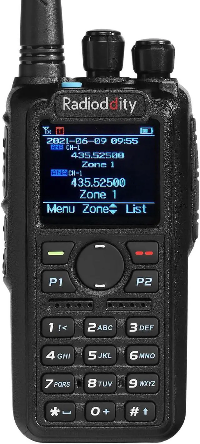 Main image of Radioddity GD-AT10G DMR Handheld Ham Radio 10W Digital Analog Long Range (UHF Only) with GPS APRS, 3100mAh Rechargeable Battery, Work with Hotspot Black