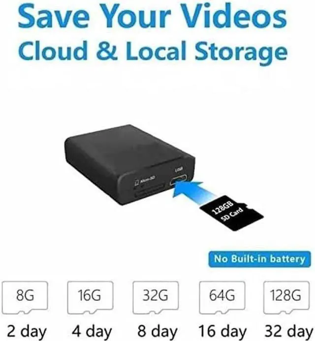Alt view image 3 of 5 - Hidden Spy Camera WiFi Mini Wireless Small Cameras Home Security Nanny Cam Security Camera Indoor Outdoor 1080P HD Camera,Smart Camera Surveillance Camera No Need WIFI Camera Body Dog Room Camera