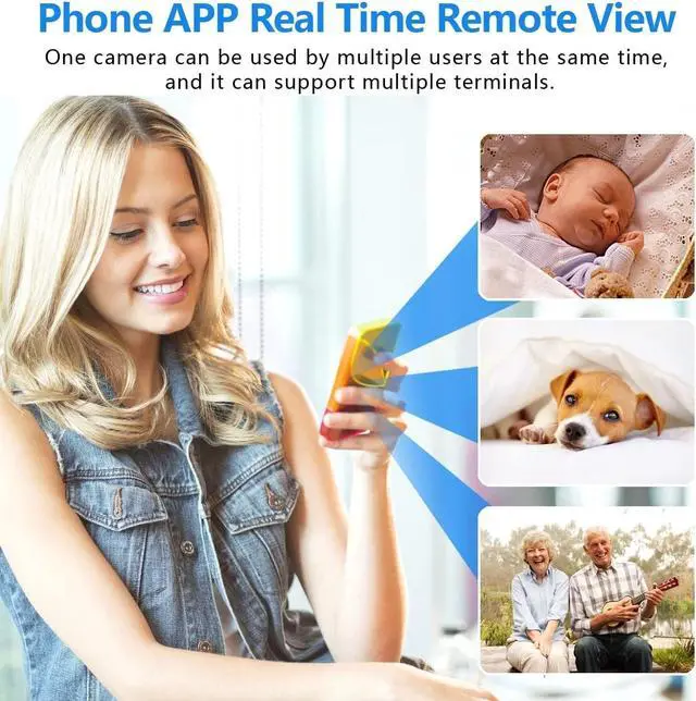 Alt view image 4 of 5 - Hidden Spy Camera WiFi Mini Wireless Small Cameras Home Security Nanny Cam Security Camera Indoor Outdoor 1080P HD Camera,Smart Camera Surveillance Camera No Need WIFI Camera Body Dog Room Camera