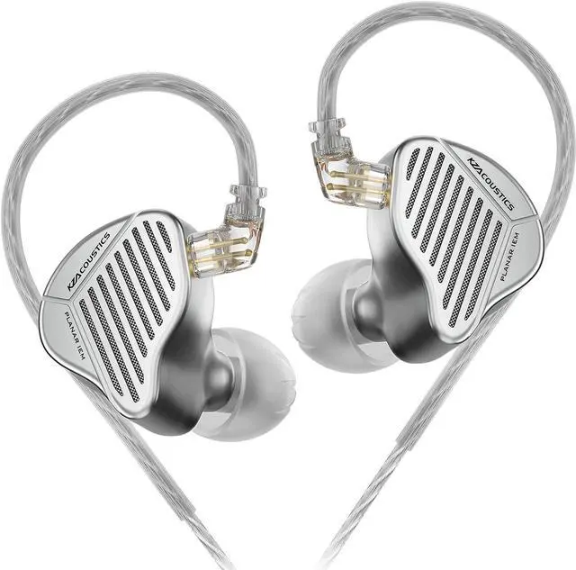 Main image of KZ PR1 in-ear Headphones Earbuds, Large Planar Drivers HIFI Wired Earphones/Headsets for Music, KZ IEM Ear buds for Audiphile (HIFI Edition, without Mic)