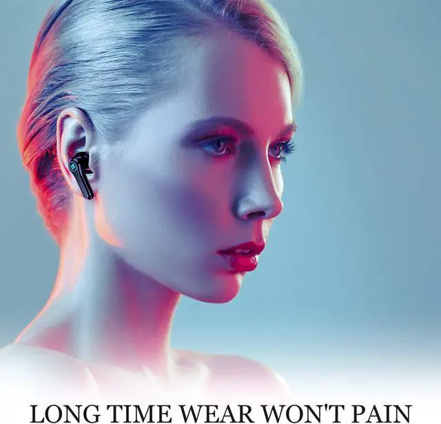 Alt view image 5 of 5 - True Wireless Earbuds,Bluetooth 5.1 in-Ear Headphones Touch Control with Wireless Charging Case IPX8 Waterproof Easy to Pair Stereo Headphones Built-in Mic, for Android/iPhone/Samsung