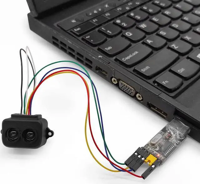 Alt view image 3 of 5 - SmartFly info TF-Luna Lidar Sensor 0.1-8m Short-Range Distance Single-Point Ranging Finder Module UART / I2C Compatible with Pixhawk and Raspberry Pi for Drone/Robot Obstacle Avoidance