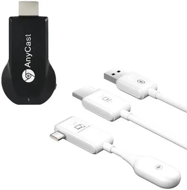 Main image of SmartSee Anycast Wireless Display Adapter and Wireless USB C Transmitter and Receiver Kit