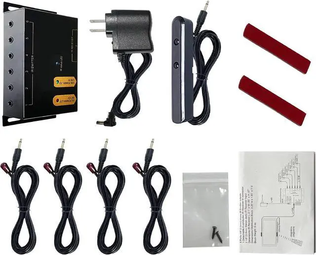 Alt view image 5 of 5 - ENSIGEAR IR Repeater Kit, ir repeater system,IR Remote Control Extender .IR Extender 100 Feet, Dual Sensors Receiver
