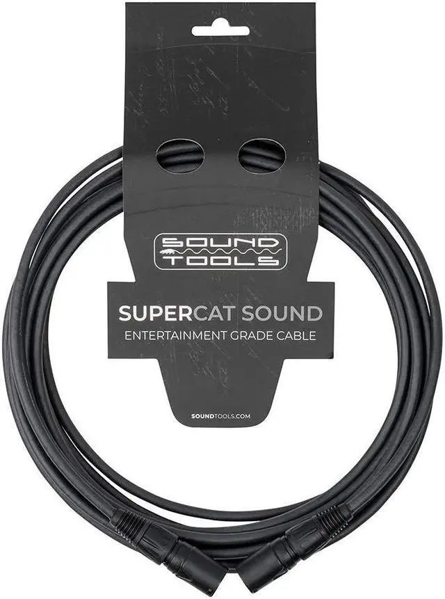 Alt view image 5 of 5 - SoundTools SuperCAT professional Grade Shielded CAT5e etherCON Cable, Flexible Polyurethane Jacket, Neutrik Connectors (50 feet, Black)