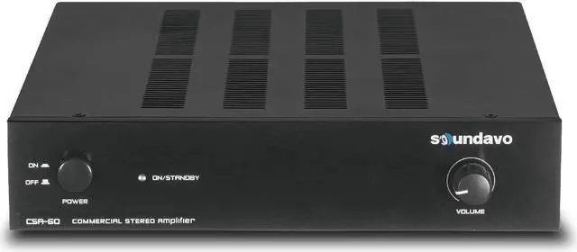 Main image of Soundavo CSA-60 Stereo Amplifier for Home Audio, Residential and Commercial Installation 180W bridgeable