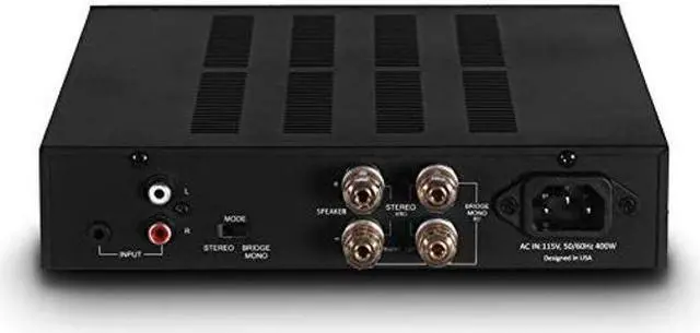 Alt view image 2 of 4 - Soundavo CSA-60 Stereo Amplifier for Home Audio, Residential and Commercial Installation 180W bridgeable