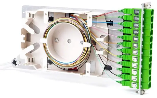 Alt view image 4 of 4 - SpeedyFiberTX - 2-Pack 1 Meter SC/A 12 Fiber 900um Fiber Optic Pigtail, Corning SMF-28 Singlemode 9/125um Ultra Optical Fiber, OS1/OS2 Compatible