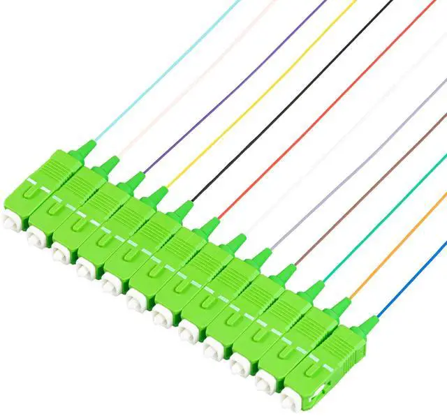 Alt view image 3 of 4 - SpeedyFiberTX - 2-Pack 1 Meter SC/A 12 Fiber 900um Fiber Optic Pigtail, Corning SMF-28 Singlemode 9/125um Ultra Optical Fiber, OS1/OS2 Compatible