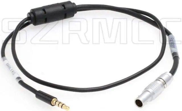 Alt view image 3 of 4 - SZRMCC for Tilta Nucleus-M Run Stop Cable 0B 7 Pin Male to 3.5mm for Canon C200 C300 MKII Camera