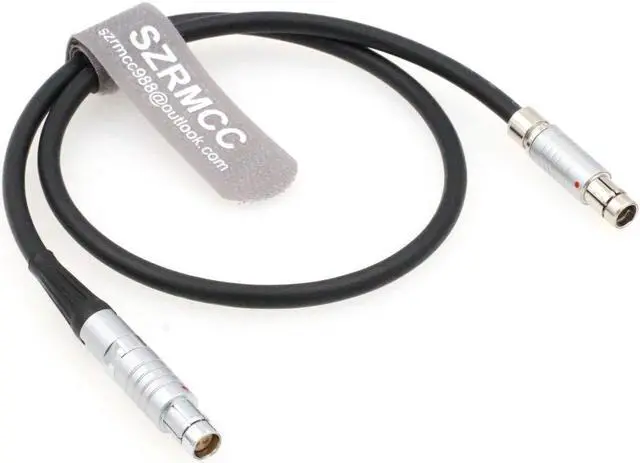 Alt view image 2 of 5 - SZRMCC ARRI Alexa Red DSMC2 Camera RS Fischer 3 Pin Male to Female Power Cable for ARRI UMC-4 WVR-1 WVT-1 Cmotion Cvolution Camin