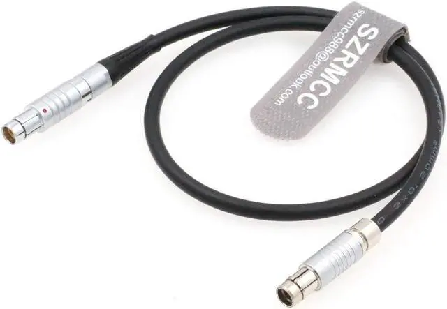 Alt view image 3 of 5 - SZRMCC ARRI Alexa Red DSMC2 Camera RS Fischer 3 Pin Male to Female Power Cable for ARRI UMC-4 WVR-1 WVT-1 Cmotion Cvolution Camin
