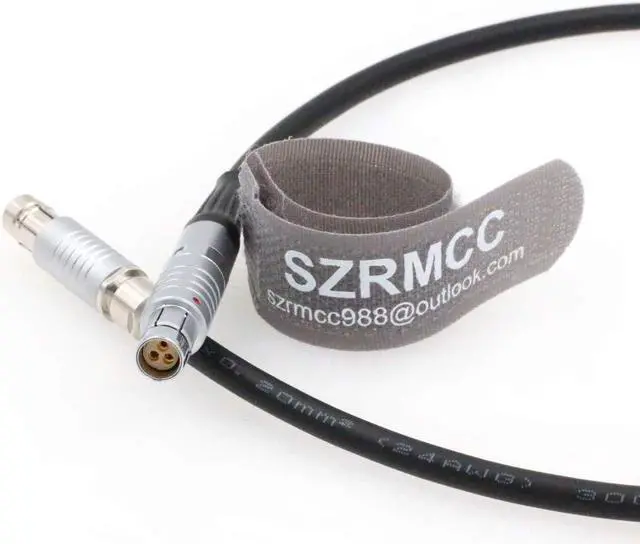 Alt view image 4 of 5 - SZRMCC ARRI Alexa Red DSMC2 Camera RS Fischer 3 Pin Male to Female Power Cable for ARRI UMC-4 WVR-1 WVT-1 Cmotion Cvolution Camin