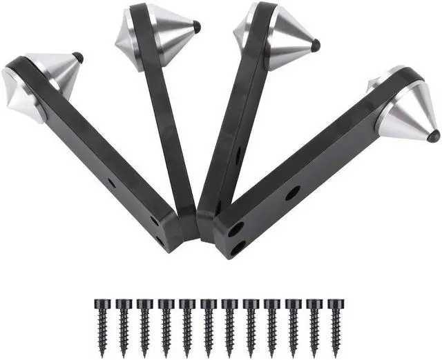 Main image of 4PCS Speaker Shockproof Bracket, Adjustable Combined Type Audio Speaker Foot, Subwoofer Shockproof Spike Bracket for Modular Speaker, Speaker Base, Power Amplifiers