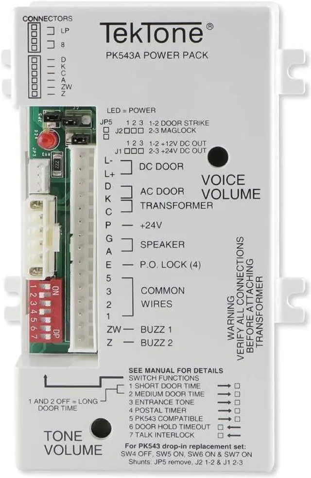 Main image of TekTone PK543A Apartment Intercom Amplifier