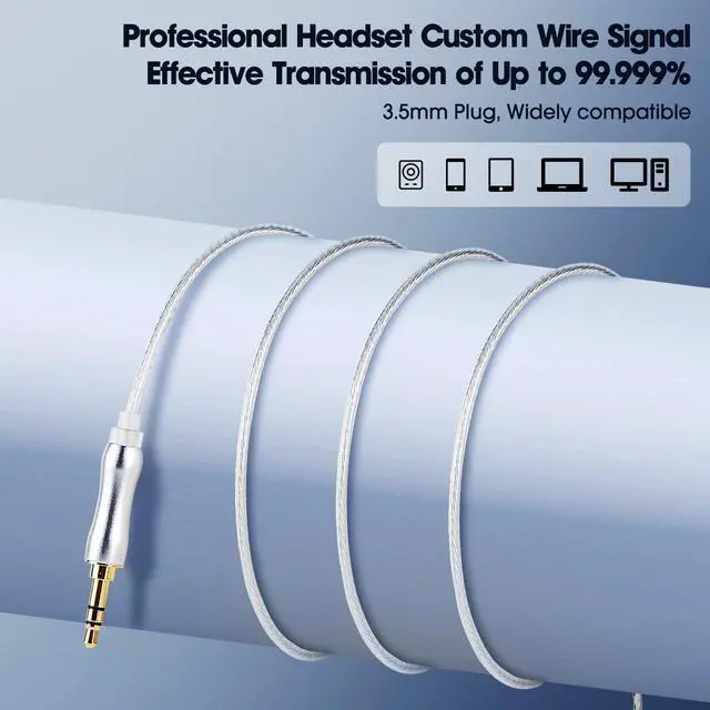 Alt view image 4 of 5 - syeindunce Tipsy X EPZ 10mm LCP+PU 1DD in Ear Monitor Headphones, HiFi Wired Earbud, Ultra-Thin Diaphragm Dynamic Driver IEM Earphones with Dual Magnet and Cavity, 0.78 2Pin Cable (White)