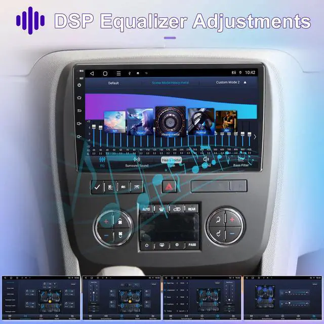 Alt view image 4 of 5 - 4+64G Android 12 Car Radio for Chevy Traverse LT Buick Enclave auto Audio Stereo Multimedia Video Player Navigation Screen Carplay WiFi 2008-2013