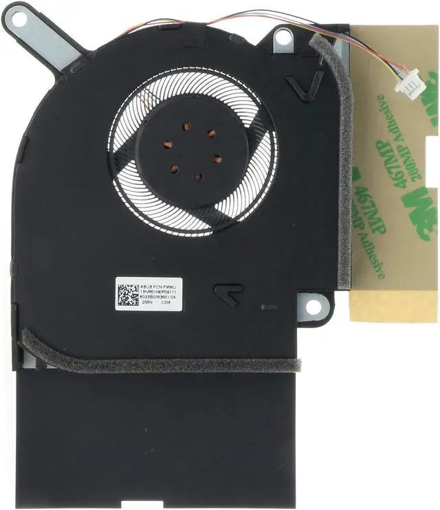 Alt view image 2 of 4 - GPU Cooling Fan for Asus ROG Strix G531GV G531GW G731GW G512LV G532LWS G712LV G712LW G712LWS G732LV G732LW G731GW DFSCK22115181L FMMU FMMV 13NR01Q0P04012 13NR01N0P09111 12V 1A