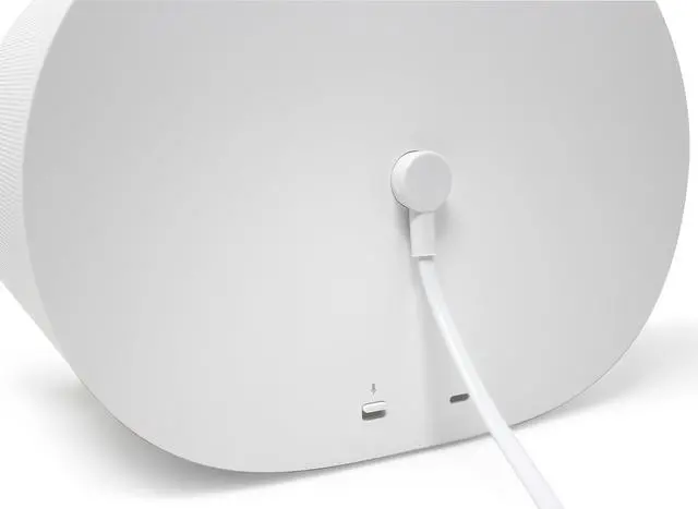 Alt view image 5 of 5 - Vebner 12-Foot Power Cord Compatible with Sonos Era 100 and Era 300 Speakers (12-Foot, White)