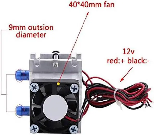 Alt view image 4 of 5 - DIY 144W Dual-chip Thermoelectric Peltier Refrigeration TEC1-12706 Cooler with Water Cooling System (Single Cooler)