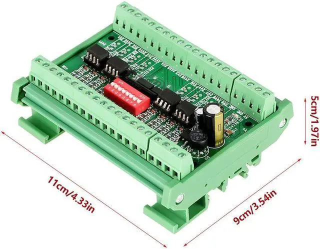 Alt view image 2 of 5 - Level Translator 5V/24V 8 Channel Voltage Level Translator Square Wave PNP NPN Signal Converter Module, Voltage Level Converter Board 10MHZ
