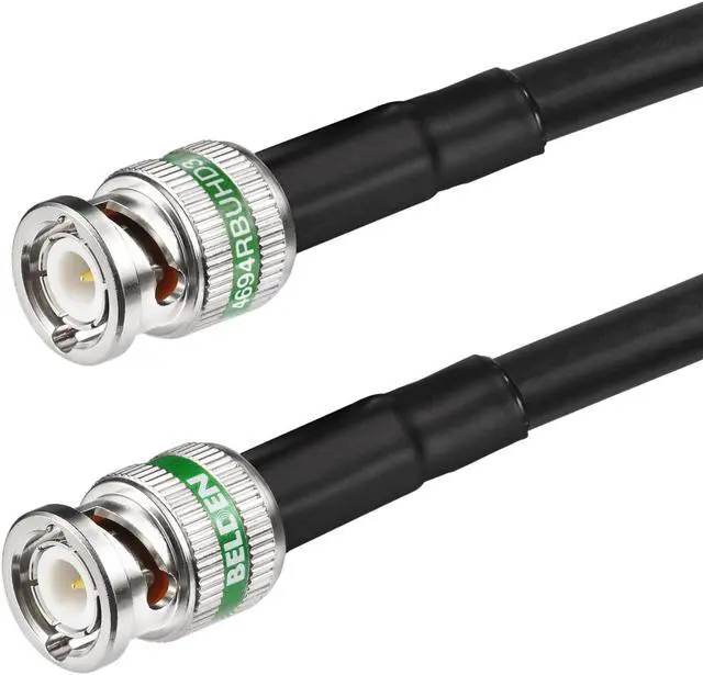 Alt view image 2 of 5 - Superbat 12G SDI Cable 25ft SDI Video Cable 3G/6G/12G SDI Cable Black 75ohm BNC Cable Support 3G-SDI/6G-SDI/12G-SDI/4K/8K for Video Security Camera SDI Converter DVR Recorder