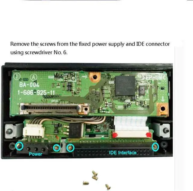 Alt view image 3 of 5 - WSDMAVIS 1 Pcs Upgrade SATA Adapter Hard Disk Adapter Board for PS2 Hard Network Adapter