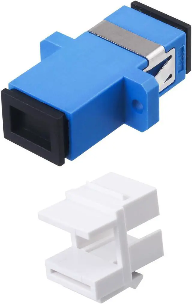 Alt view image 2 of 4 - Xunsomten -25pcs SC/UPC Fiber Coupler Keystone Jack Module for Patch Board and Wall Panel Fiber Cable Adapter SC Singlemode
