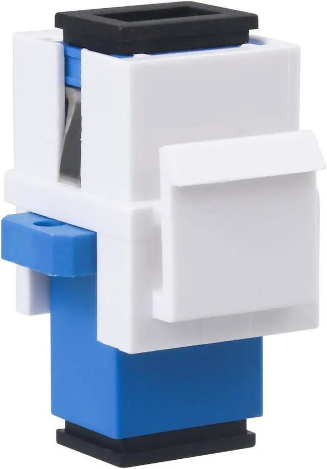 Alt view image 3 of 4 - Xunsomten -25pcs SC/UPC Fiber Coupler Keystone Jack Module for Patch Board and Wall Panel Fiber Cable Adapter SC Singlemode