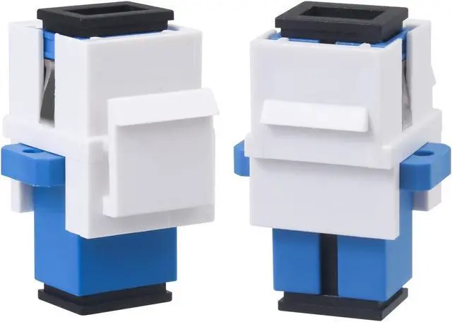 Alt view image 4 of 4 - Xunsomten -25pcs SC/UPC Fiber Coupler Keystone Jack Module for Patch Board and Wall Panel Fiber Cable Adapter SC Singlemode