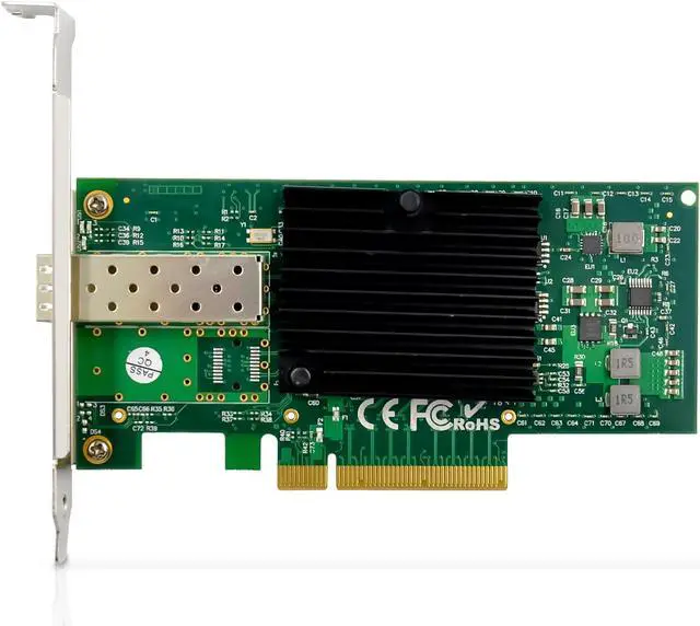 Alt view image 4 of 5 - XWYWX 10Gb PCIe X8 NIC Converged Network Interface Card 1*SFP+ Port for Intel 82599EN Chip PCI-E Ethernet LAN Network Adapter Compare to X520-DA1 for Win/Linux/FreeBSD/VMware-X1S1187-11