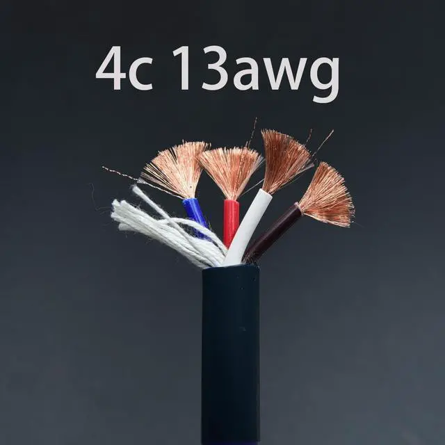 Alt view image 3 of 5 - Arklove 3ft 2packs 13awg Speaker Cable Premium Heavy Duty Braided Wire Dual Banana 2 Plug to 4 Banana Male Plugs Frequency Division 2 Banana Plugs - 4 Banana Plugs 1pair