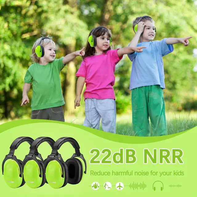 Alt view image 2 of 5 - ZOHAN Kids Ear Protection 4 Pack,Kids Noise Canceling Headphone for Concerts, Monster Truck, Fireworks