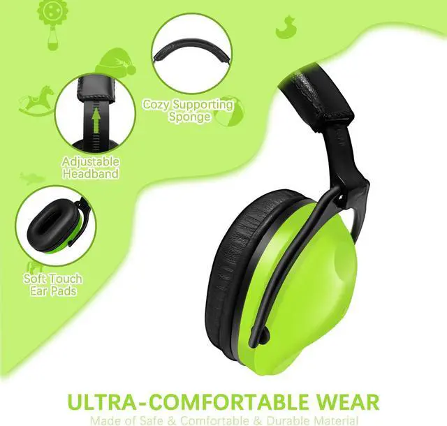 Alt view image 4 of 5 - ZOHAN Kids Ear Protection 4 Pack,Kids Noise Canceling Headphone for Concerts, Monster Truck, Fireworks