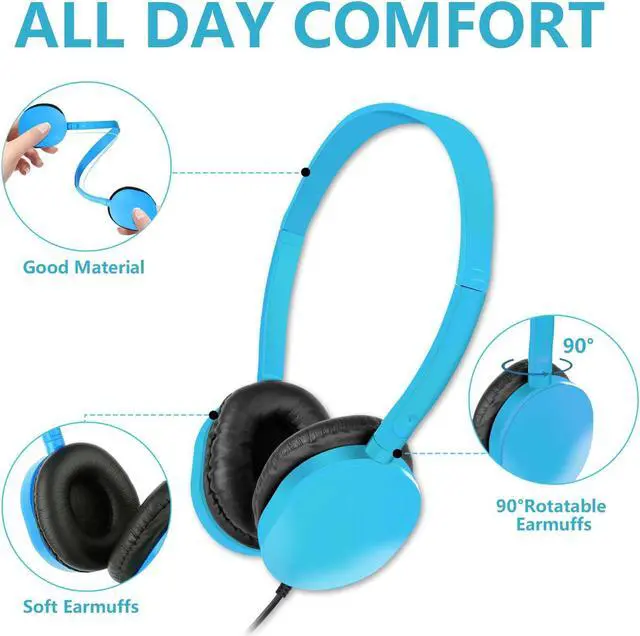 Alt view image 2 of 5 - ZNXZXP Classroom Headphones Bulk 30 Pack for School Kids,Wholesale Durable Earphones Class Set of Headphones for Students Children Toddler Teens Adult Multi Color