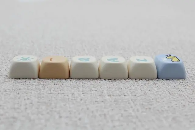 Alt view image 2 of 5 - Cmokifuly MOA Profile Keycaps,Cute Keycaps Duck Custom Keycaps 139 Keys,PBT Dye-sub Keycaps for Mechanical Keyboard Full-size Keycaps Set (Duck)