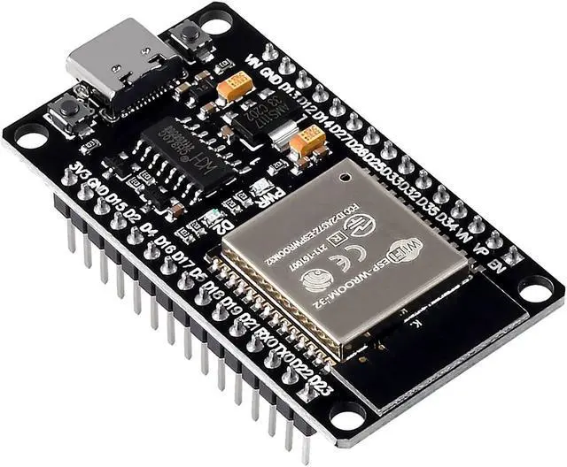 Alt view image 2 of 5 - 5PCS ESP32 Type C Development Board ESP32S Type-C USB WiFi + Bluetooth ESP-WROOM-32 CH340C 2.4GHz Dual Core WiFi NodeMCU Processor Microcontroller ESP32-DevKitC-32